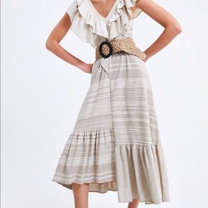 ZARA Ruffled Dress, Size S